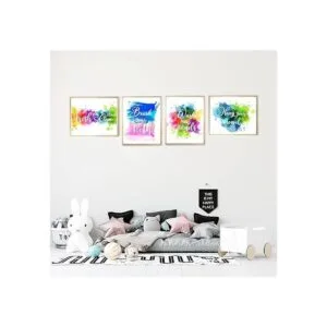 Acuarela decoración de baño impresiones artísticas de_2