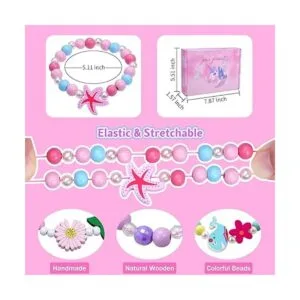 JOTIKO Pulseras de cuentas de 20 unidades para niñas_4