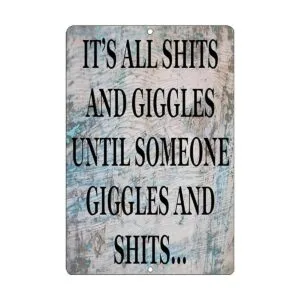 Rogue River Tactical Divertido letrero de metal ShTS and_1