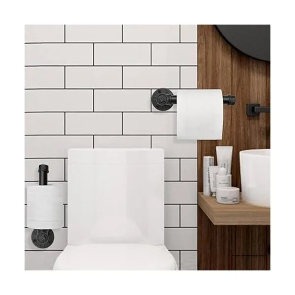 Jeasor Soporte de papel higiénico para tubo industrial_6