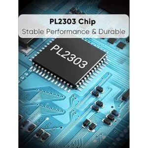 CableCreation Cable serie USB a RS232 de 3 M adaptador_6