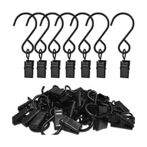 AMZSEVEN Ganchos en S de acero inoxidable 50 clips de_1