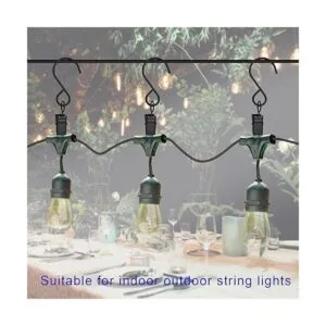 AMZSEVEN Ganchos en S de acero inoxidable 50 clips de_5