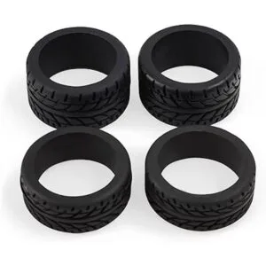 Abendor 4 neumáticos de coche de 128 Rc Drift 2N2W_2