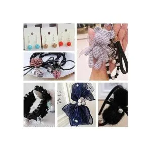 Pandahall 100 piezas de 0.394 in de circón azul Shamballa_6