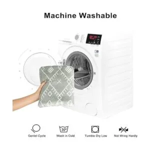 Uphome Alfombra de baño de 20 x 31 pulgadas color gris_4