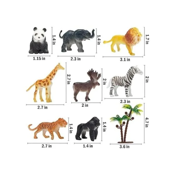 Juguetes de figuras de animales 52 piezas pequeñas mini_4