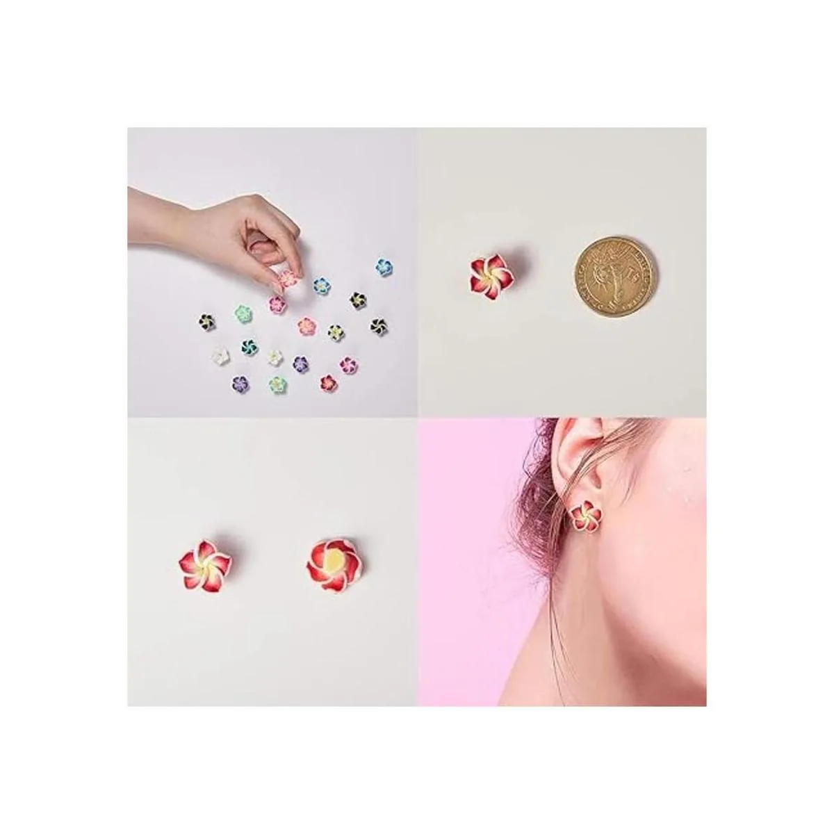 SUNNYCLUE 100 cuentas de arcilla de polímero de 10_5