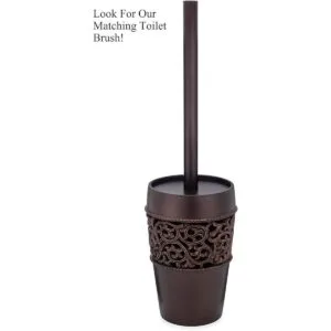 Essentra Home Soporte de bronce para cepillos de dientes_5