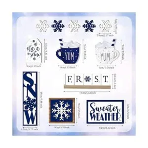 12 piezas de decoración de bandeja escalonada de Navidad_3