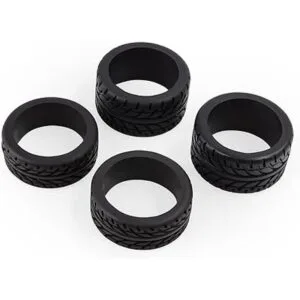 Abendor 4 neumáticos de coche de 128 Rc Drift 2N2W_3