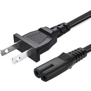 Cable de alimentación de CA de 2 clavijas de 10 pies para_1