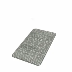 Uphome Alfombra de baño de 20 x 31 pulgadas color gris_1