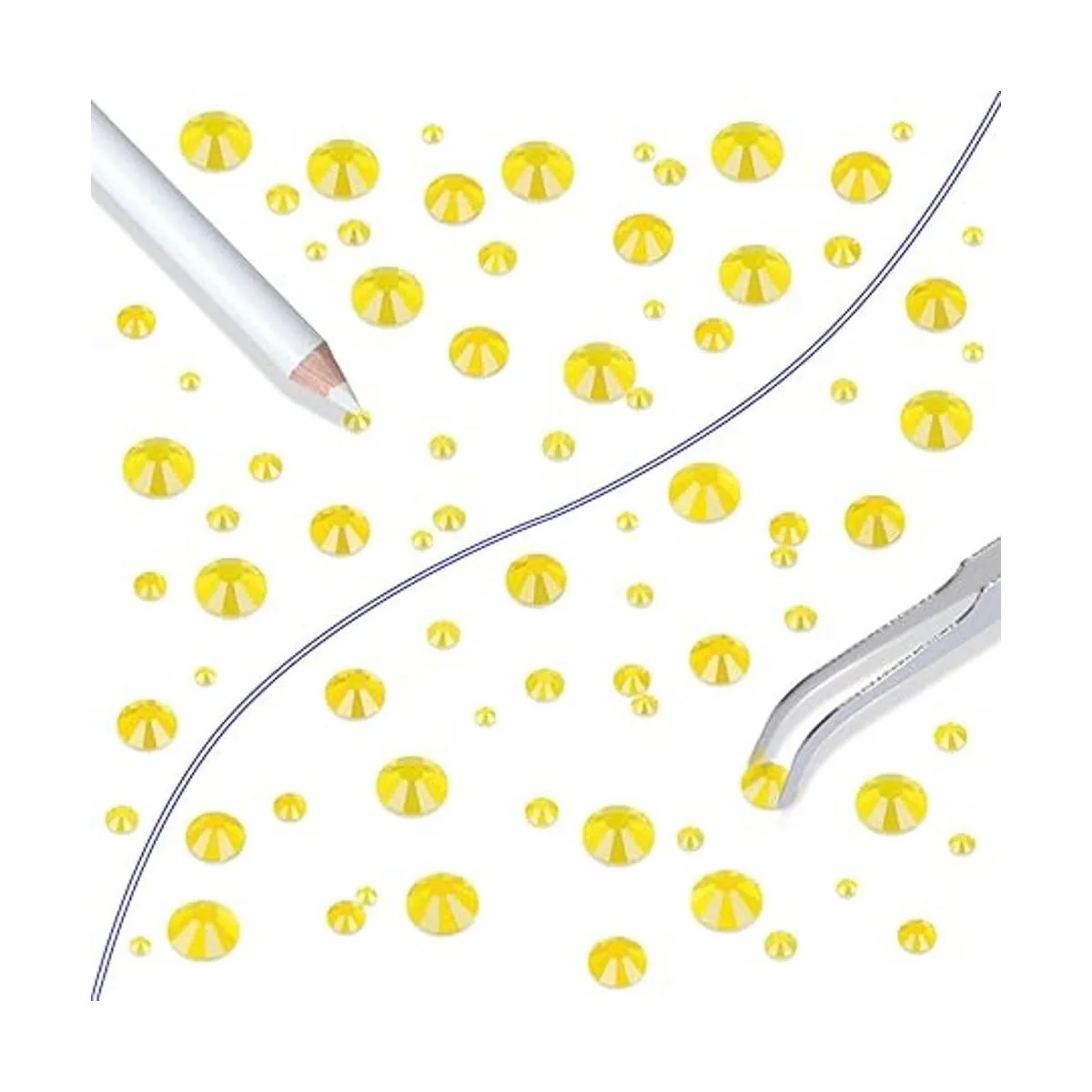 LPBeads 6000 diamantes de imitación citrino no_5