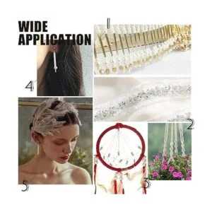 PH PandaHall 60 cuentas de tubo de latón 4 tamaños de 9 a_5