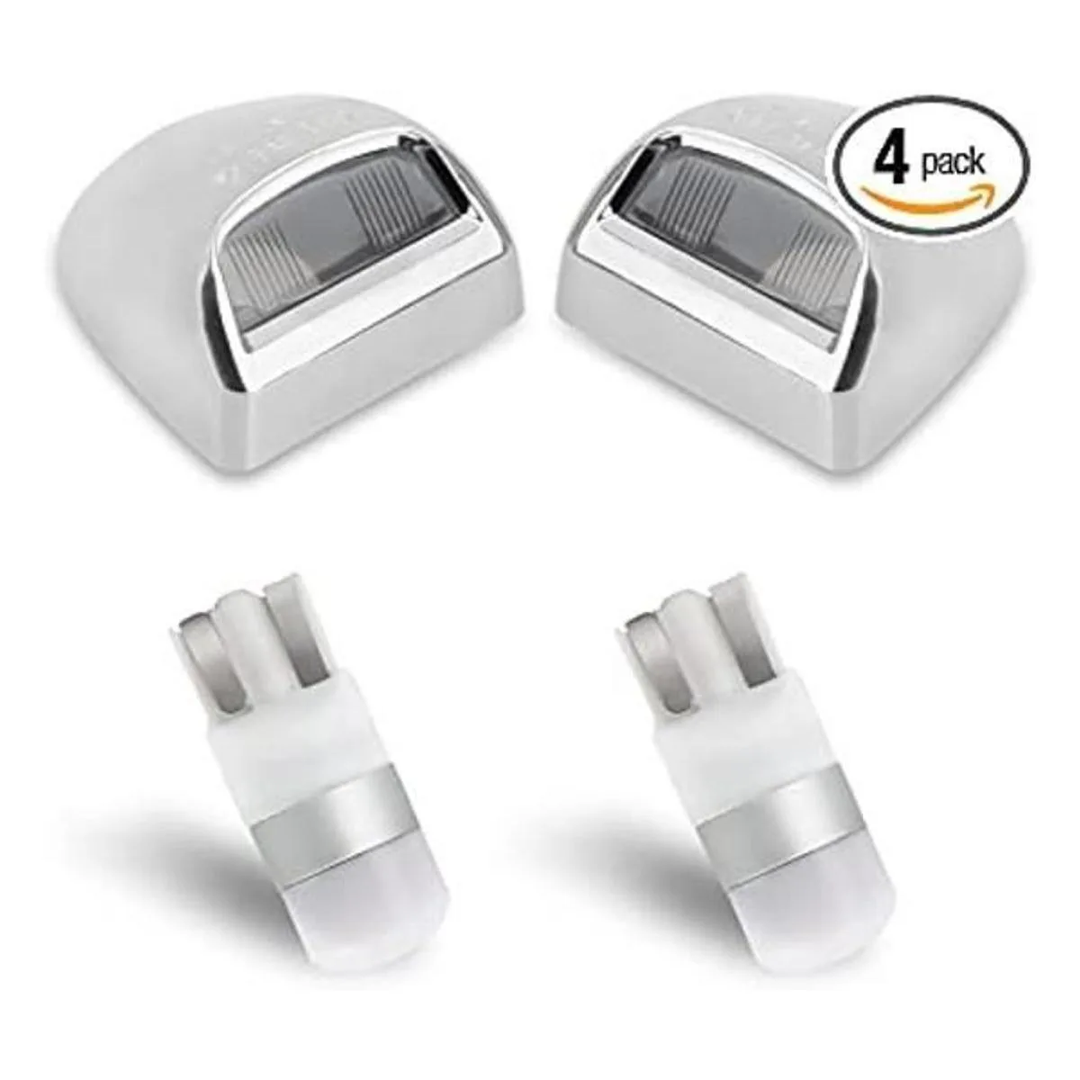 Bestview Placa de matrícula LED plateada reemplazo de_1