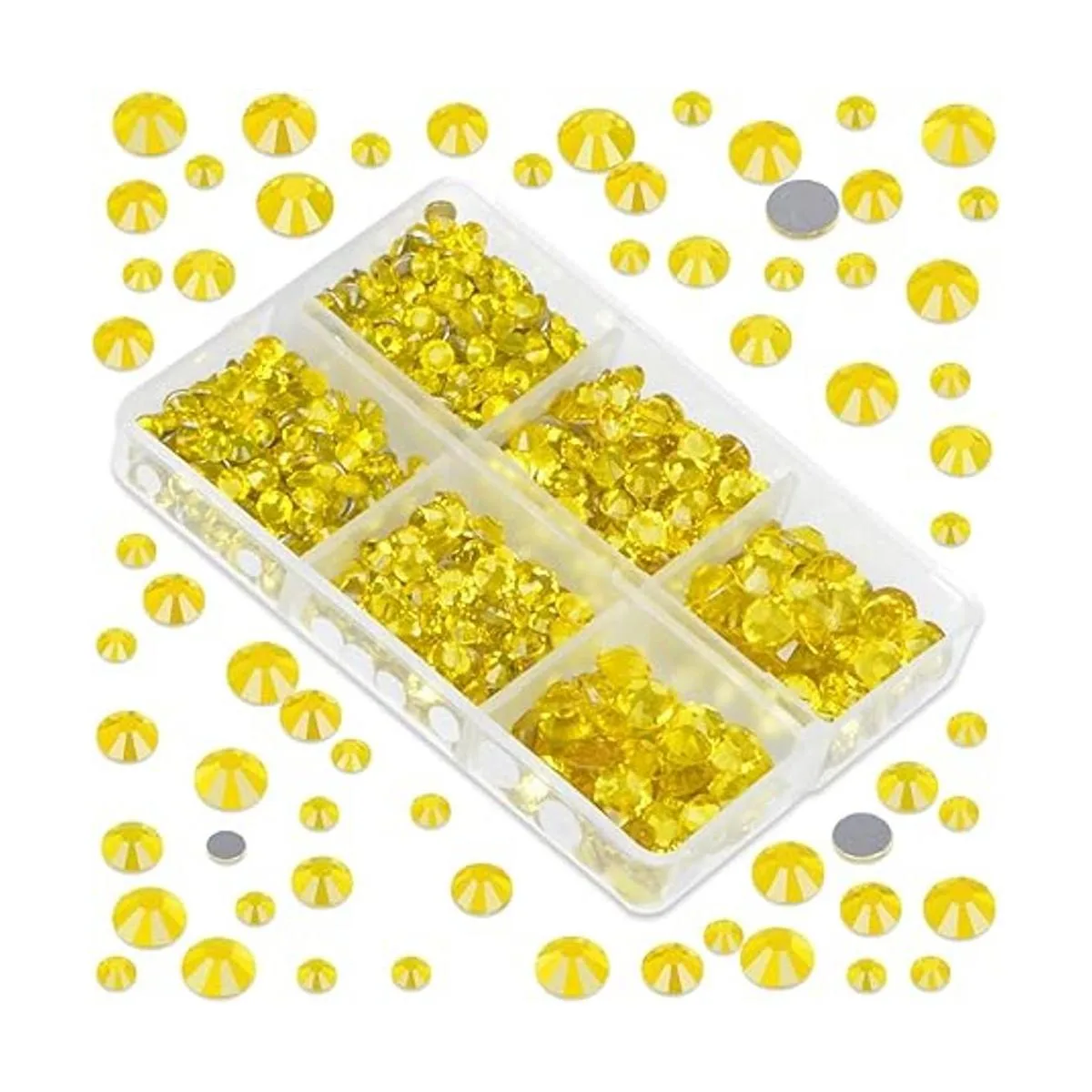 LPBeads 6000 diamantes de imitación citrino no_3