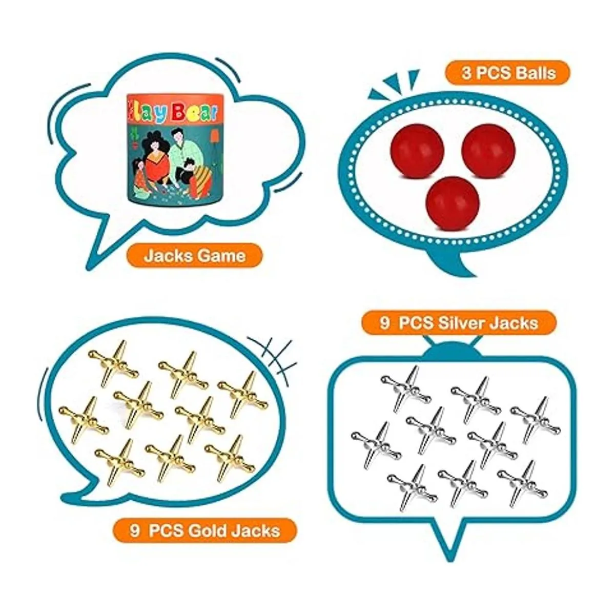 KlayBear Juego de gatos con pelota juego retro vintage de_5