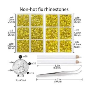 LPBeads 6000 diamantes de imitación citrino no_2