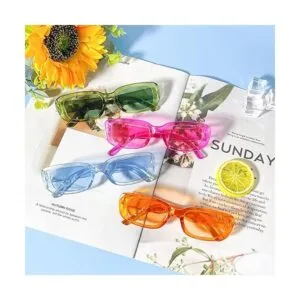 Paquete de 820 lentes de sol rectangulares coloridos a_3