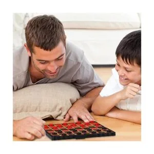 Juego de ajedrez magnético de viaje mini divertidas damas_6