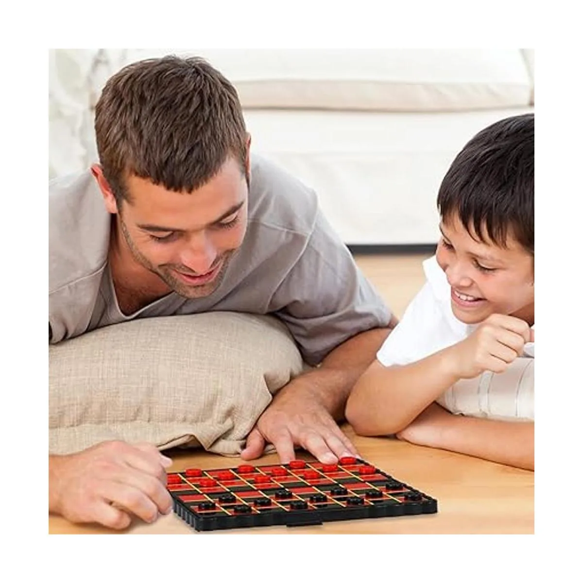 Juego de ajedrez magnético de viaje mini divertidas damas_6