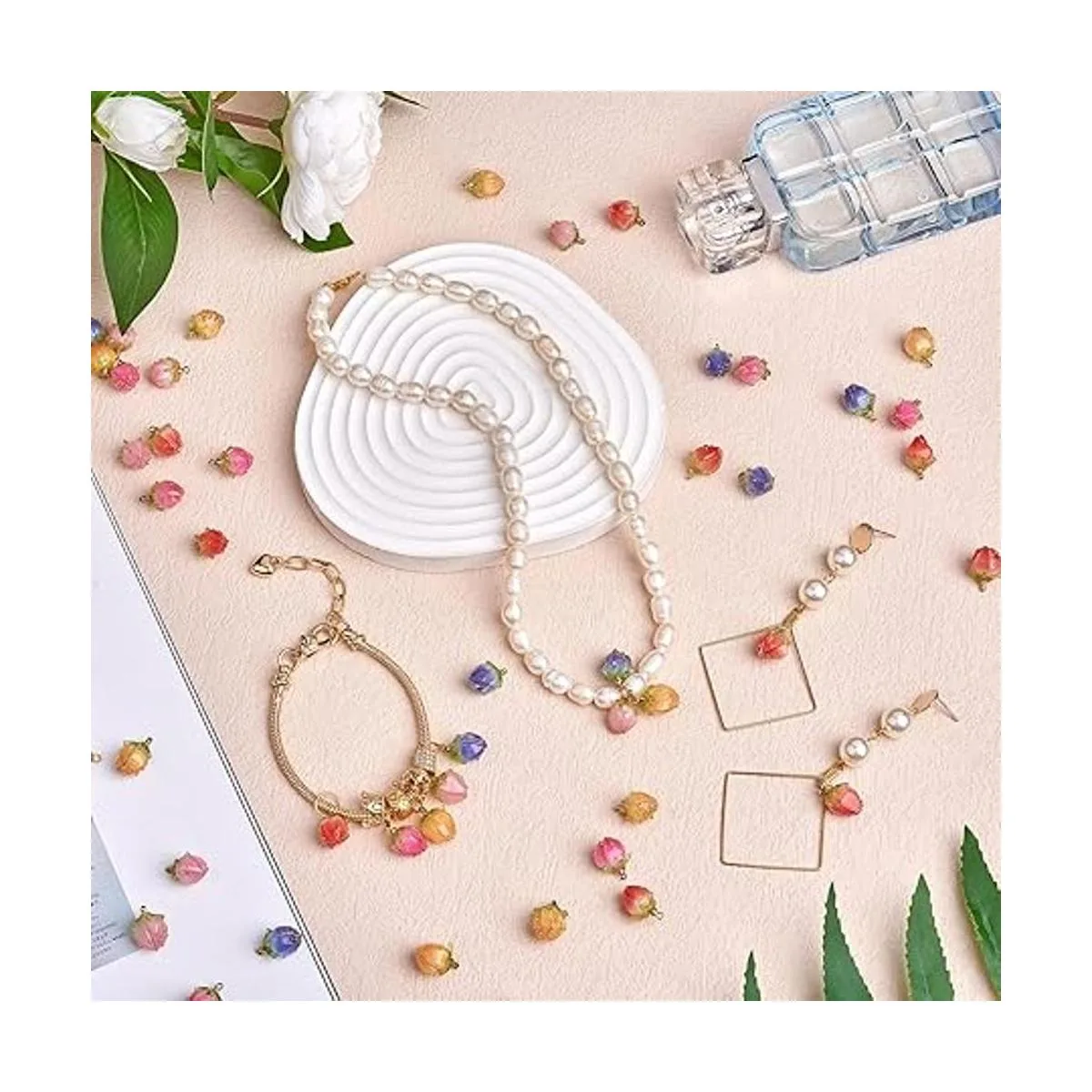 BEEFLYING 10 dijes de acrílico transparente para hacer_5