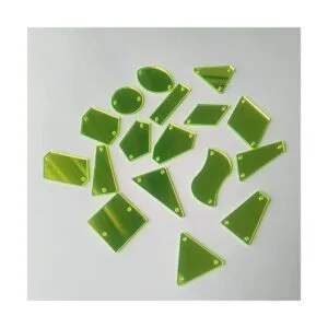 Espejo de acrílico amarillo neón para coser y coser con_3