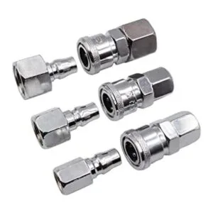 LBY Quick Coupler Juego de 6 compresores de aire tipo C_1