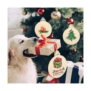 Adornos de Navidad de madera de tamaño grande de 7_6