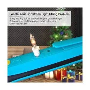 ALLOSUN Probador de luz de Navidad y reparación sin_4
