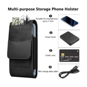 Funda grande para teléfono bolsa para cinturón de_3