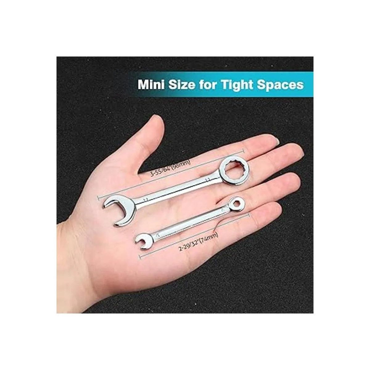 SPEEDWOX Juego de 10 llaves de combinación mini mini juego_5