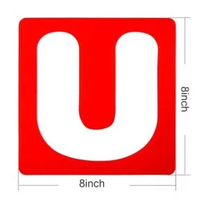 TecUnite Juego de 26 plantillas del alfabeto plantillas_2