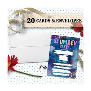 Tarjetas de invitación de fiesta de pijama fiesta de_2