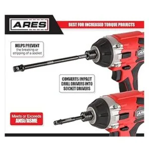 ARES 70382 Juego de adaptadores de enchufe de grado de_4