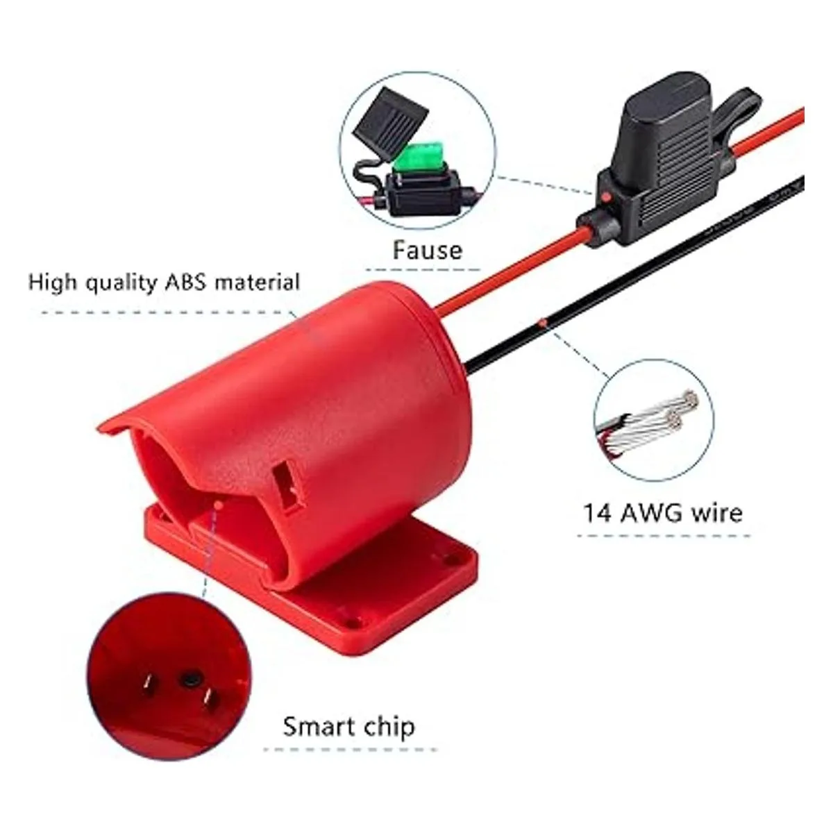 Adaptador de rueda eléctrica para Milwaukee M12 12 V_5