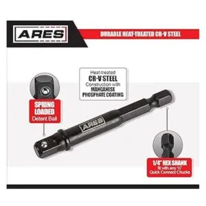 ARES 70382 Juego de adaptadores de enchufe de grado de_3