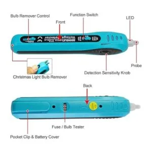ALLOSUN Probador de luz de Navidad y reparación sin_2