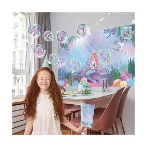 Bandera transparente de sirena de feliz cumpleaños debajo_5