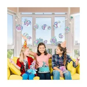 Bandera transparente de sirena de feliz cumpleaños debajo_3