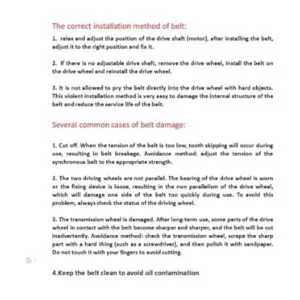 Correa de transmisión de compresor de aire compatible con_3