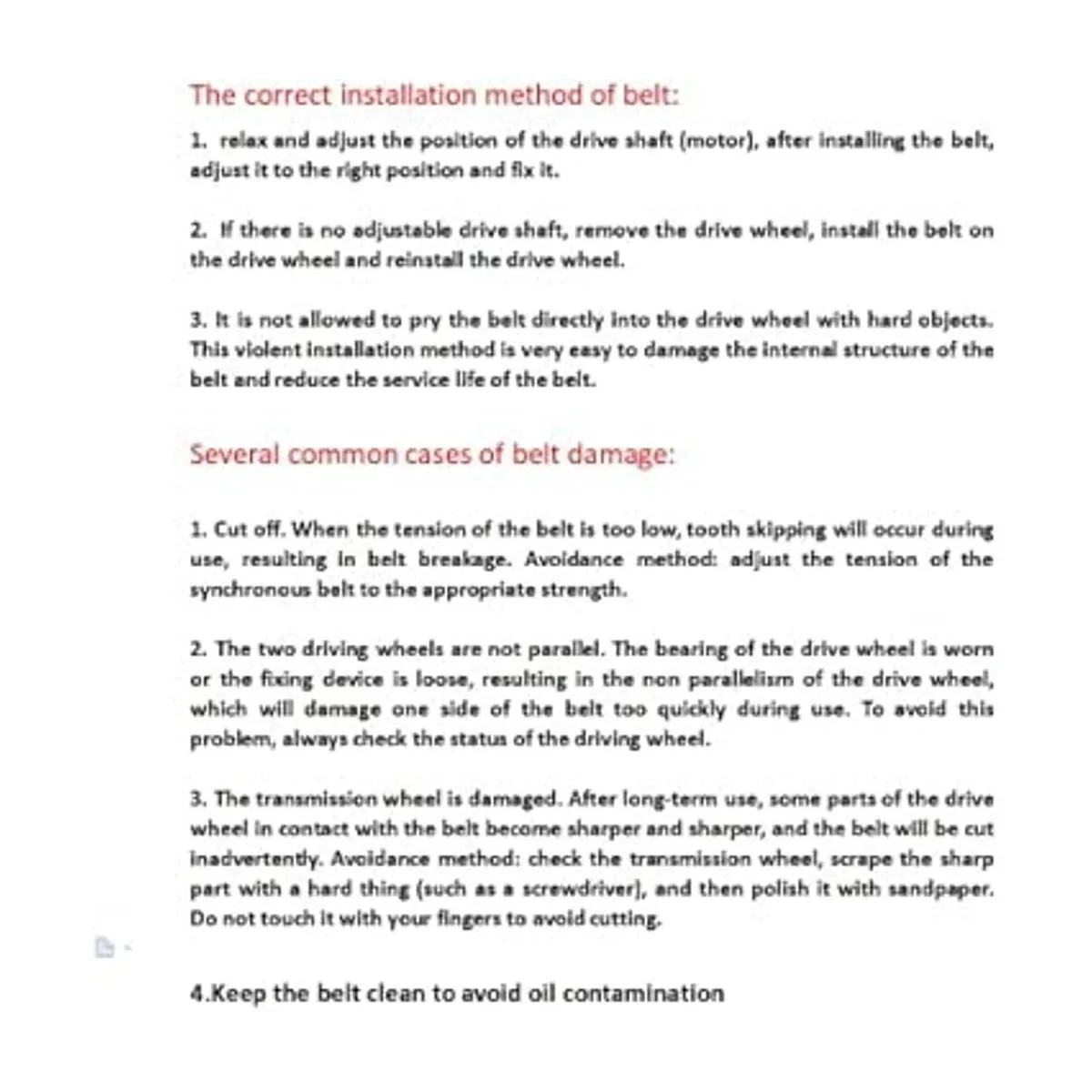 Correa de transmisión de compresor de aire compatible con_3
