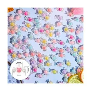 100 cuentas de acrílico de caramelo con cuentas de colores_2