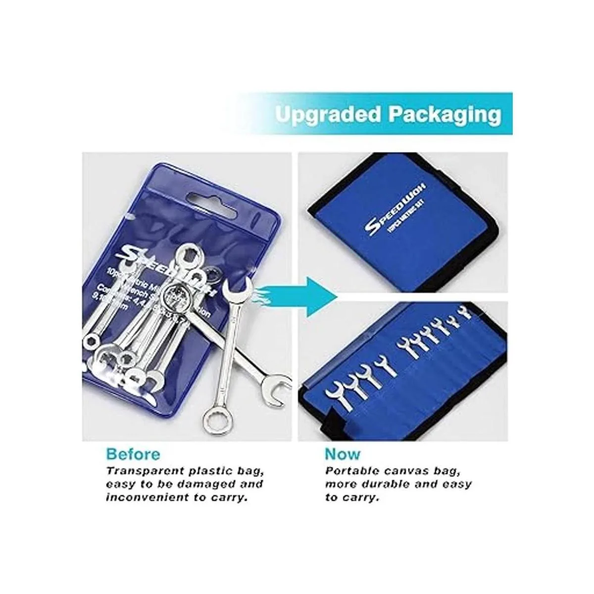 SPEEDWOX Juego de 10 llaves de combinación mini mini juego_6