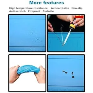 Tapete de soldadura de silicona resistente al calor de_5