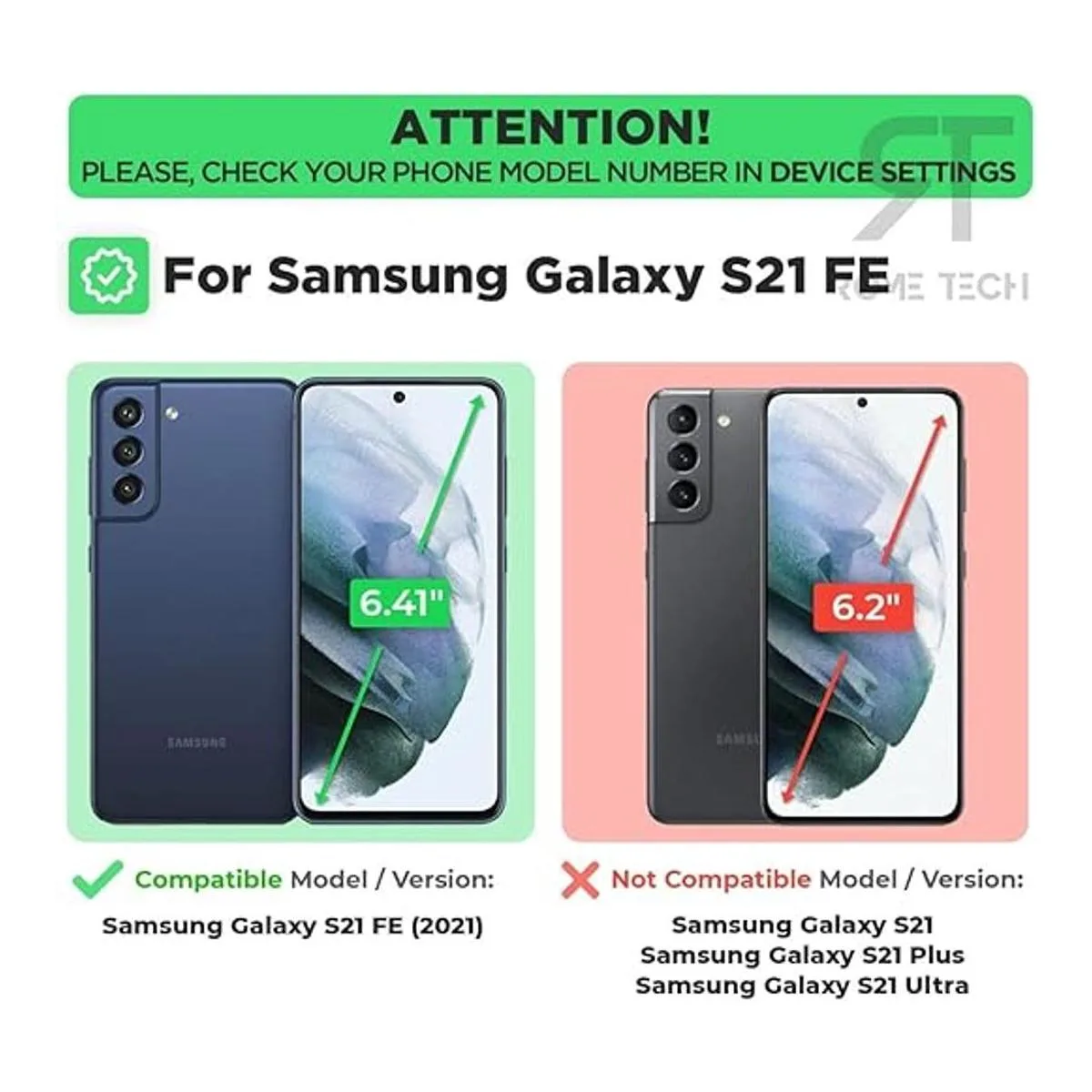 Rome Tech Funda de teléfono con clip para cinturón para_2