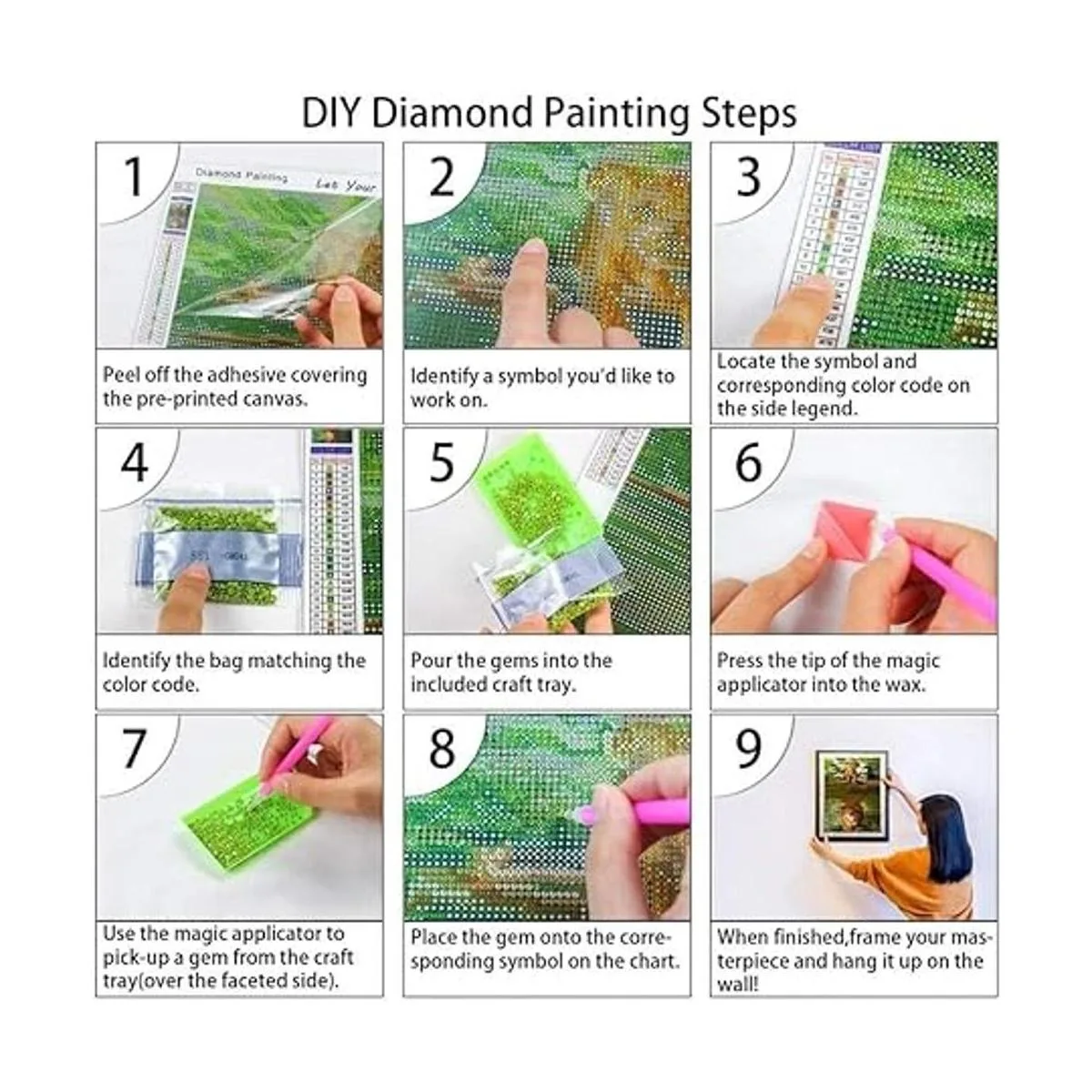 Kits de pintura de diamantes para adultos y niños pintura_6