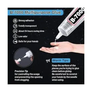 B7000 Kit de pegamento transparente con diamantes de_4