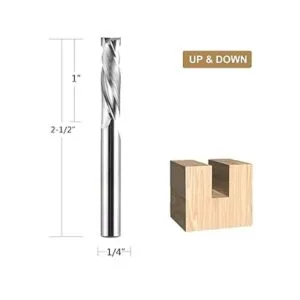 SpeTool Broca de compresión para cortar arriba y abajo de_2